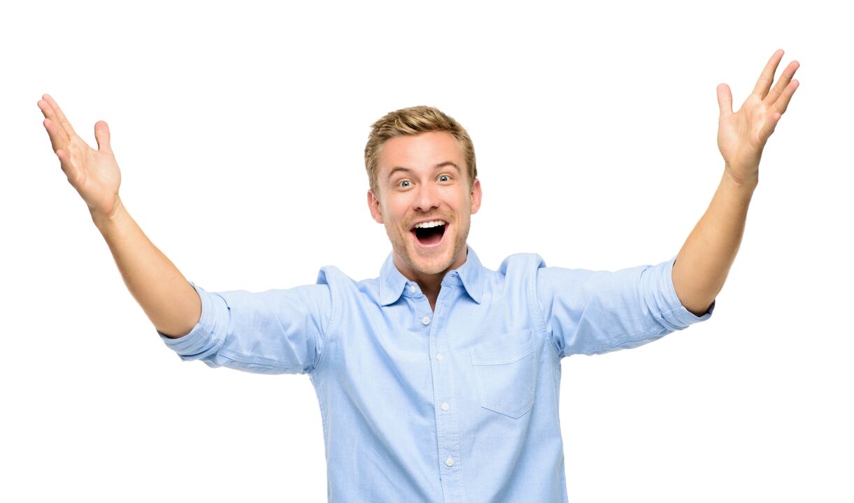 Gute Laune nach dem Rauchen der Ablehnung mit ZXCVBNQWERT